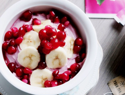 Smoothie bowl med lingon